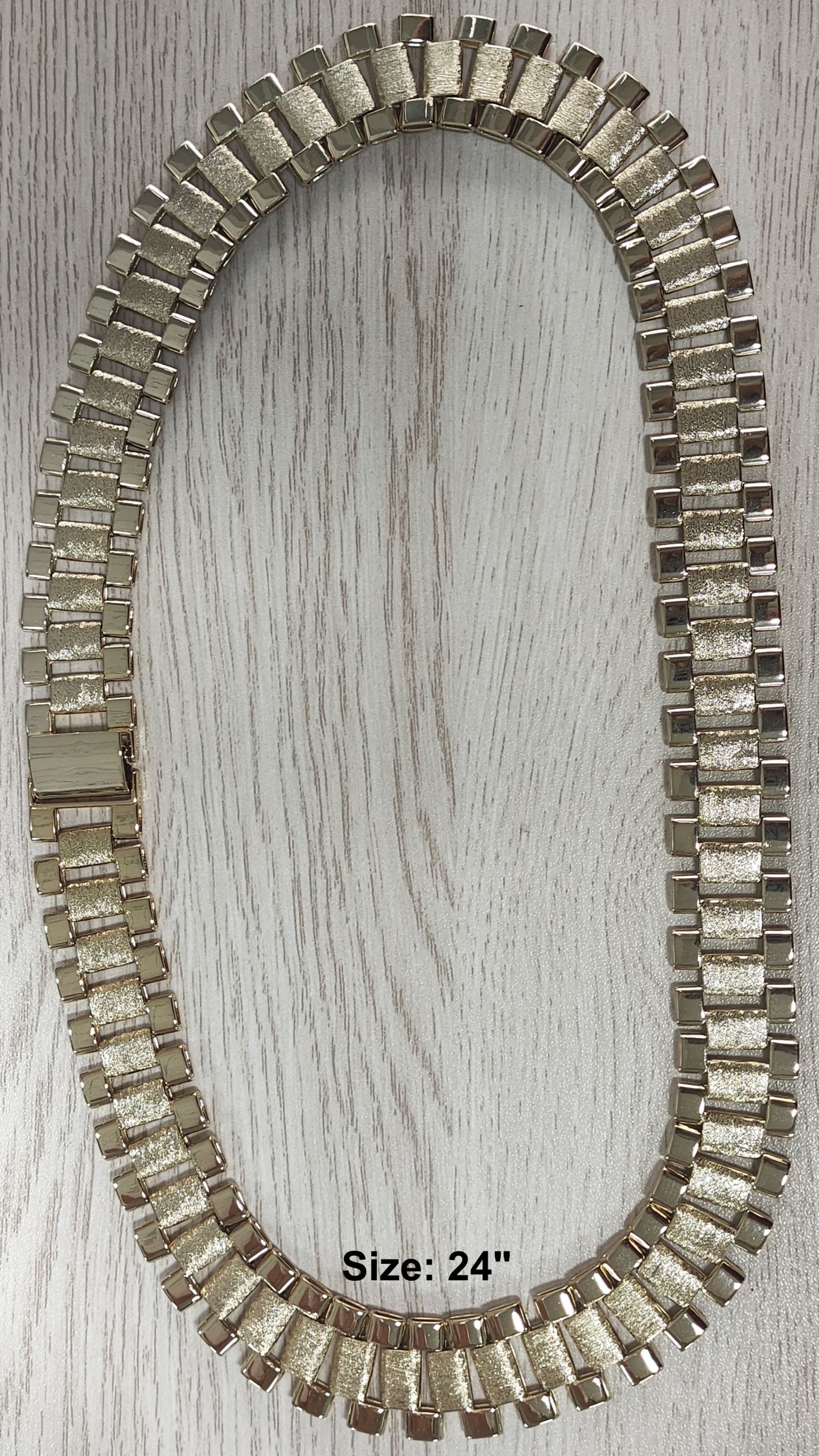 20mm Presidential Link Chain Gold Plated RX Chain Watch Band Style Necklace