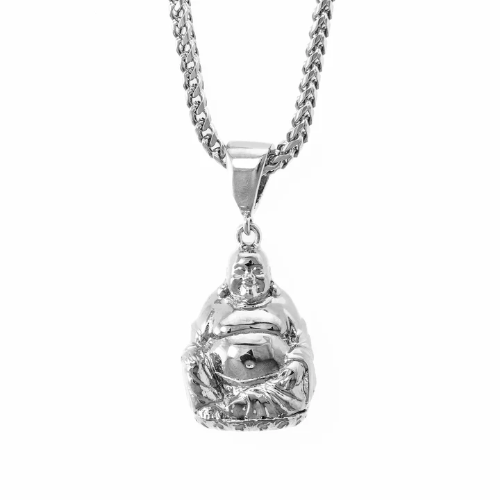 Gold Plated Buddha Pendant Necklace