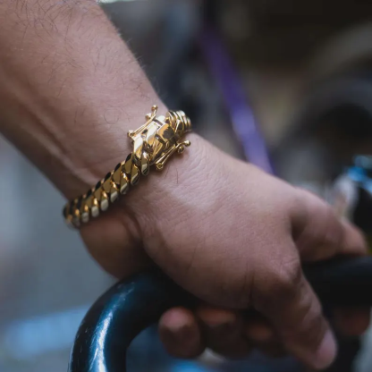Gold Plated 12mm Cuban Link Chain Bracelet