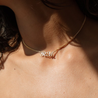 Personalized Custom Shiny Bling Name Necklace 