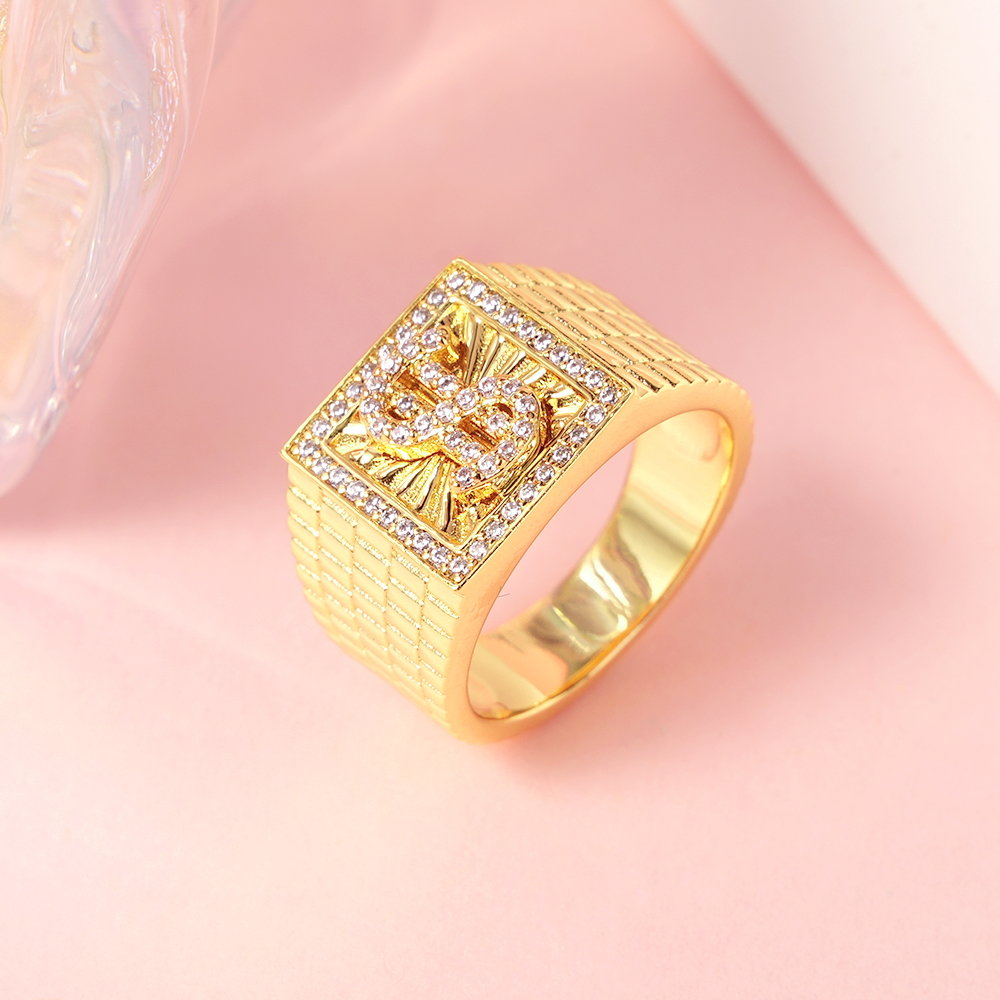 Dollar Sign Money Ring Rx Watch Band Style Zirconia Ring
