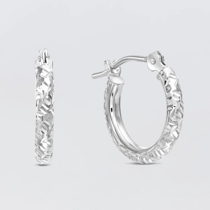 25mm Gold Plated Mini Hoop Earrings