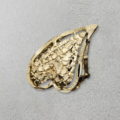 Gold Plated Vintage Nugget Rings 