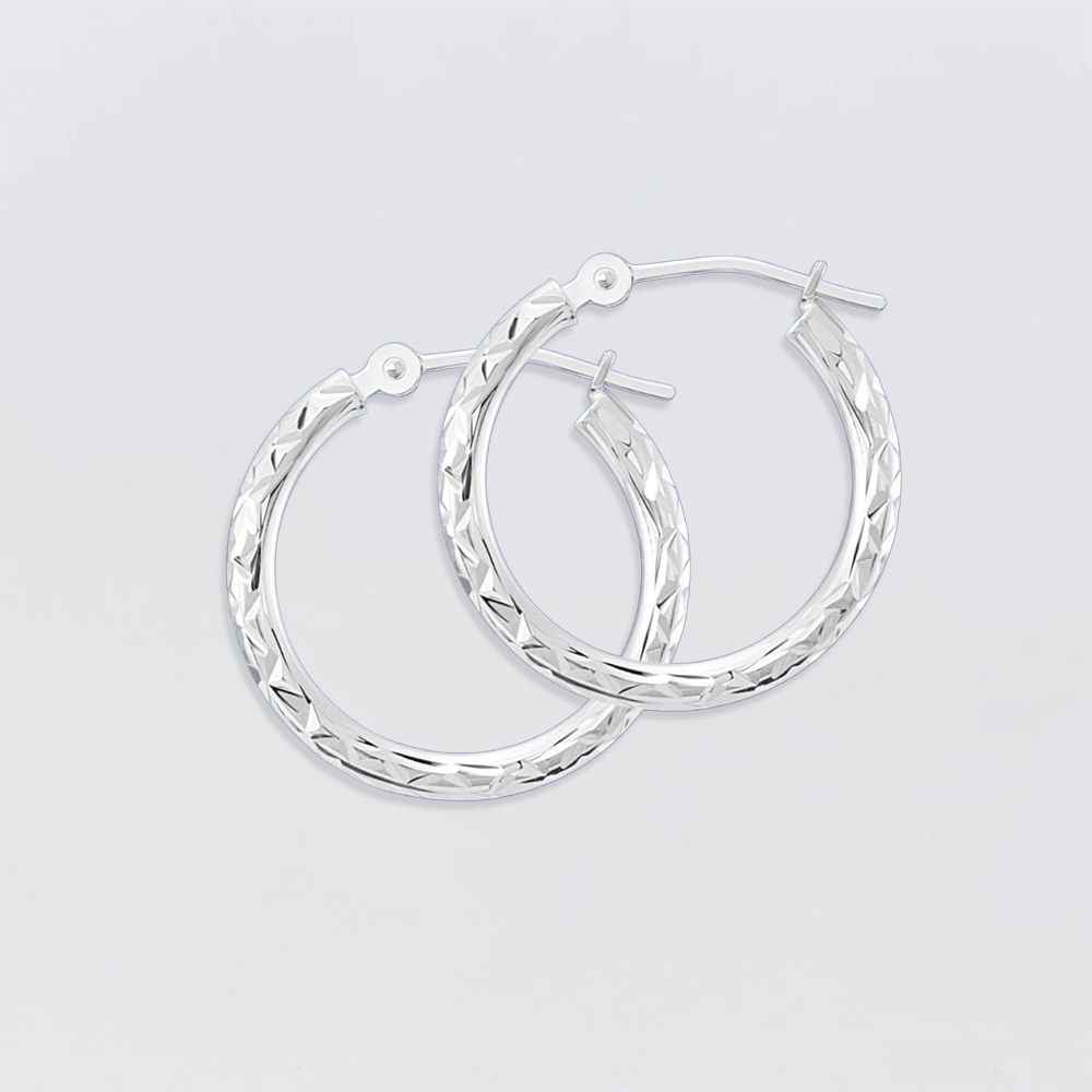 25mm Gold Plated Mini Hoop Earrings