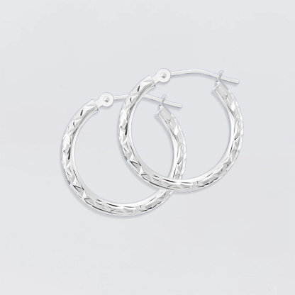 25mm Gold Plated Mini Hoop Earrings
