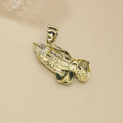 Jesus Praying Hands Pendant Charm Necklace