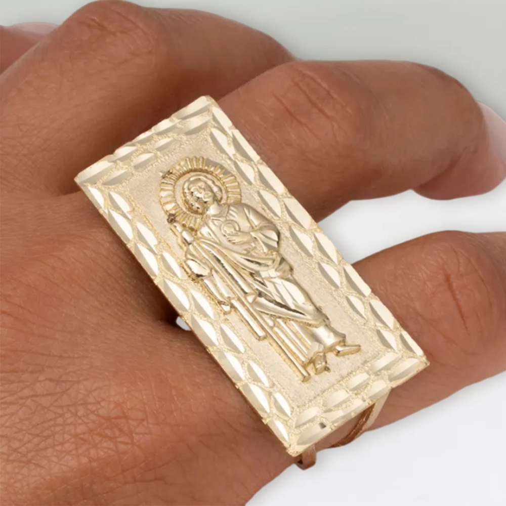 Nugget Design Saint Jude Two Finger Ring