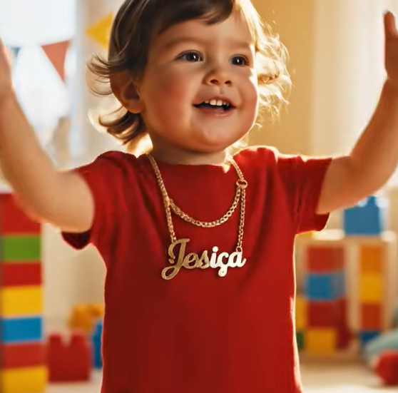 Personalized Double Layer Chain Name Necklace