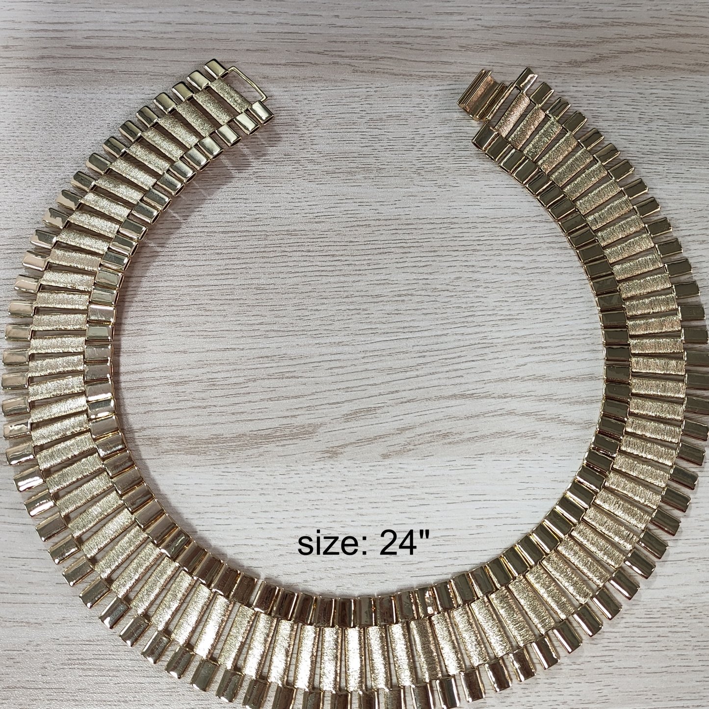 36mm Presidential Link Chain Gold Plated RX Chain Watch Band Style Necklace