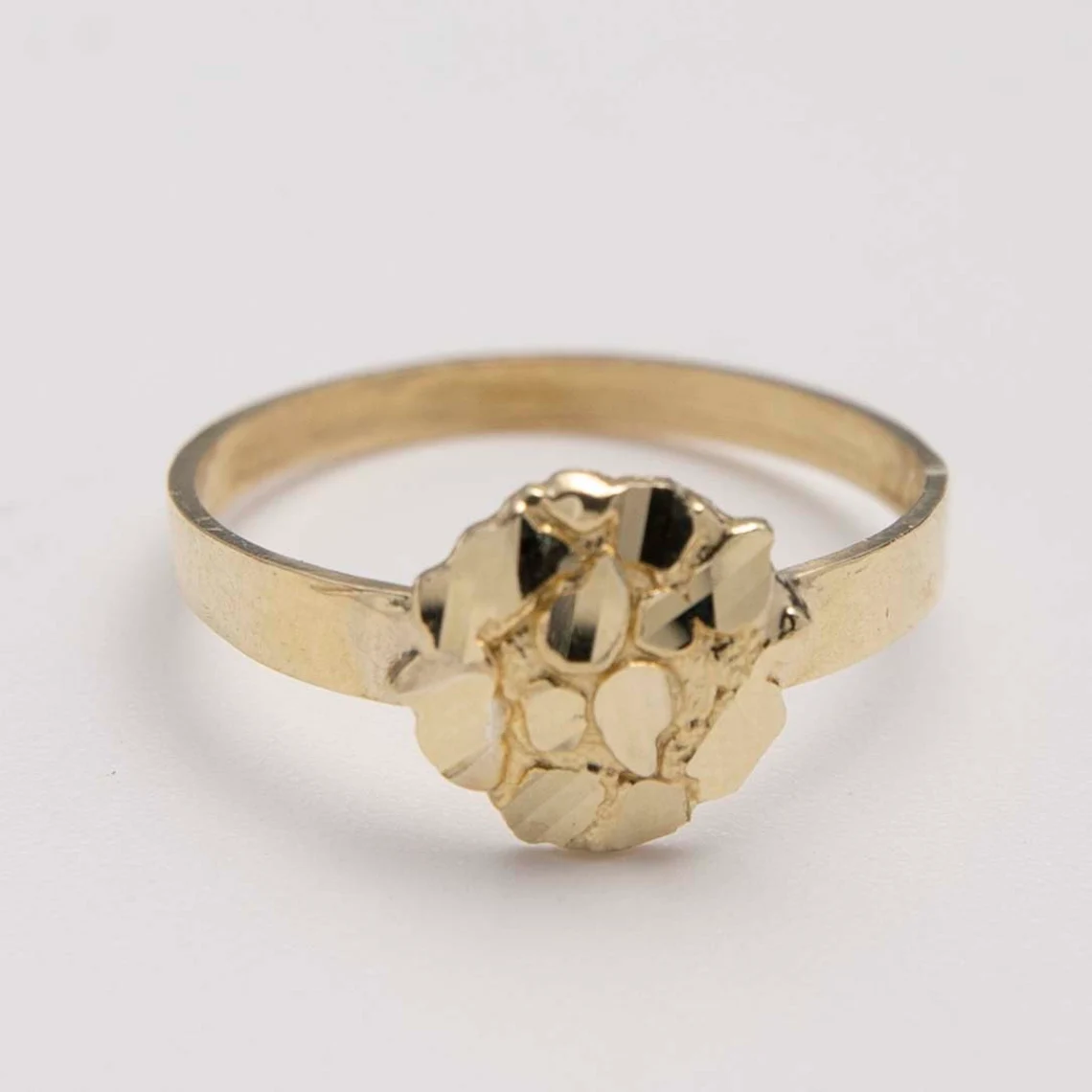 Small Round Nugget Ring 
