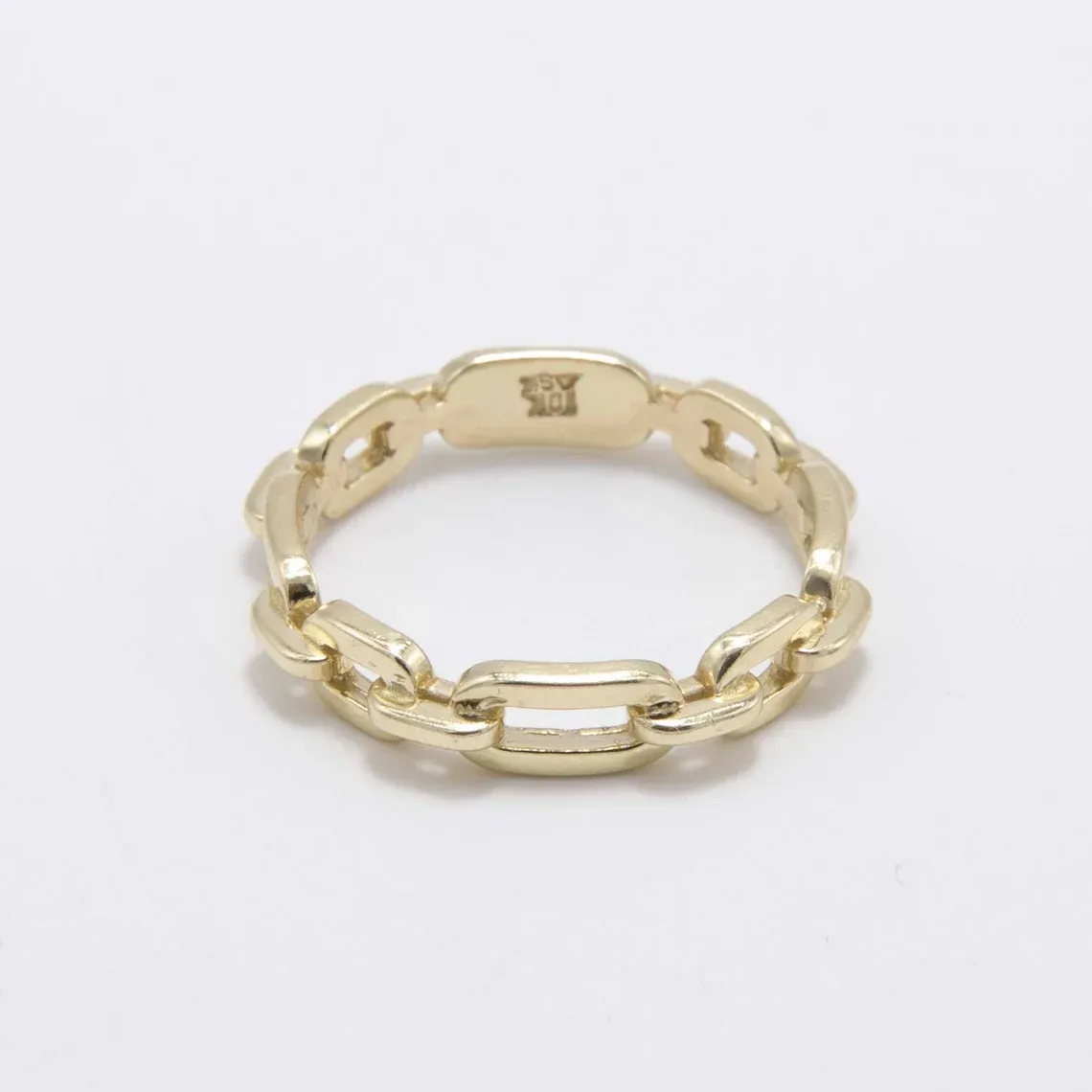 Shiny Chain Link Ring