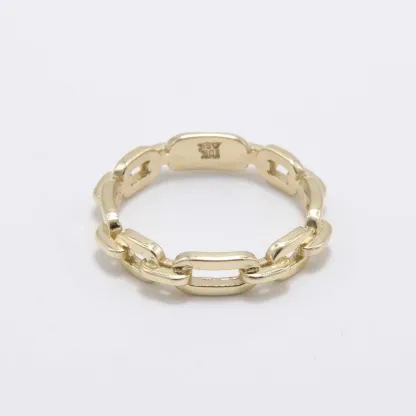 Shiny Chain Link Ring 