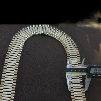 36mm Presidential Link Chain Gold Plated Watch Band Style Necklace