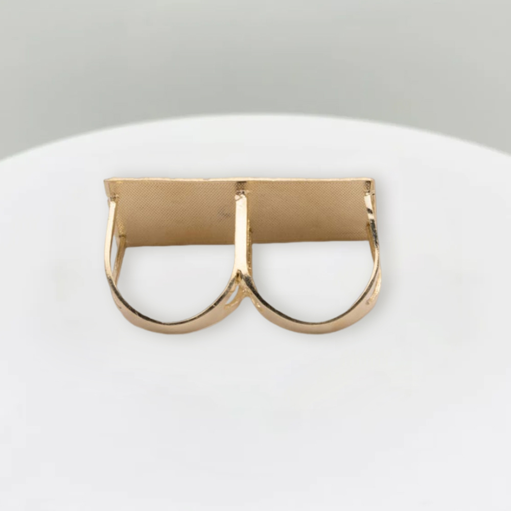 Nugget Design Saint Jude Two Finger Ring