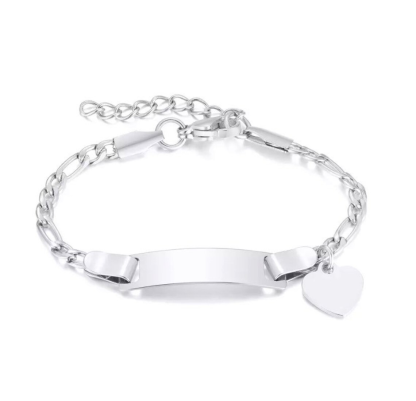 Heart Personalized Kids Name Bracelet