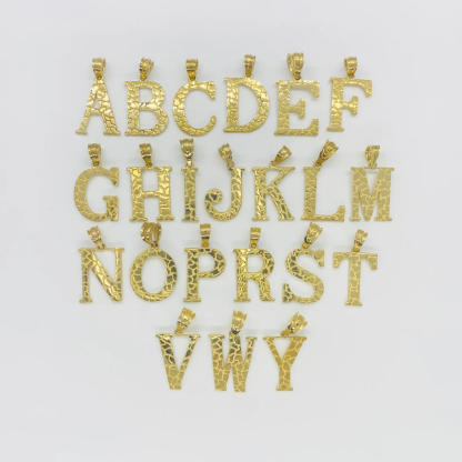 Initial Pendant Personalized Gold Plated Letter Necklace