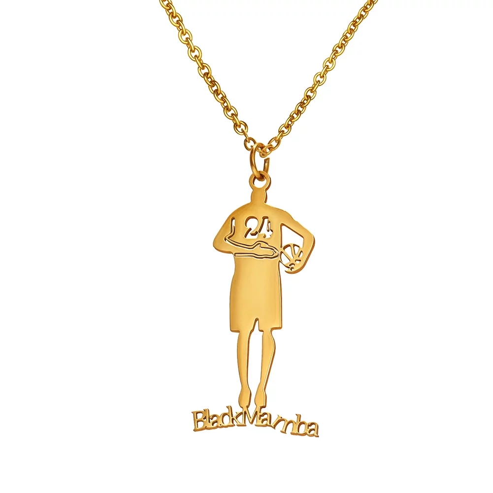 Sportman Nameplate Pendant Personalized Name Necklace Gifts For Boys