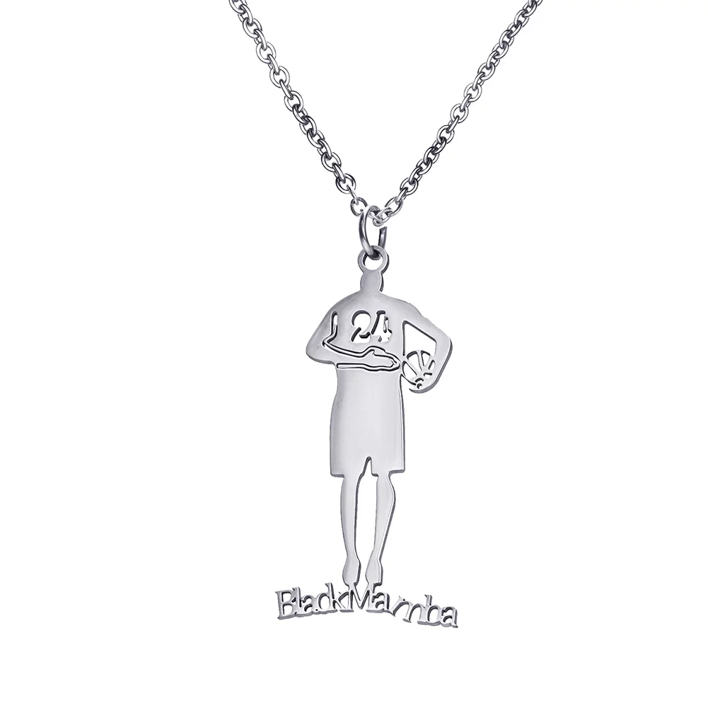 Sportman Nameplate Pendant Personalized Name Necklace Gifts For Boys