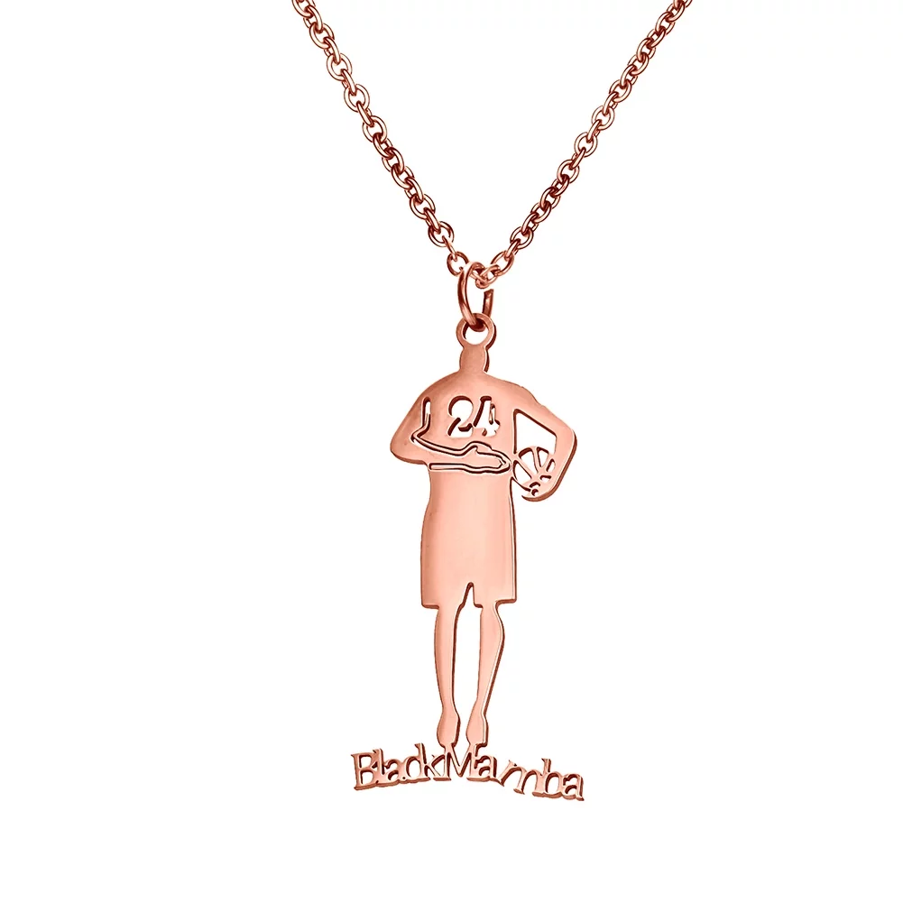 Sportman Nameplate Pendant Personalized Name Necklace Gifts For Boys