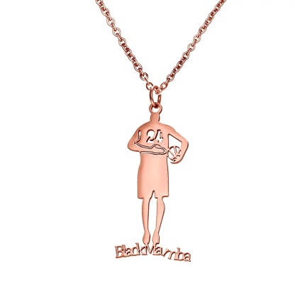 Sportman Nameplate Pendant Personalized Name Necklace Gifts For Boys