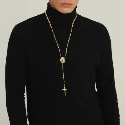 Cross Pendant Personalized Photo Necklace Memory Gifts