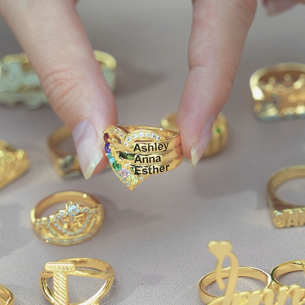 Name Rings | Custom Rings with Name | Silviax Rings – silviax