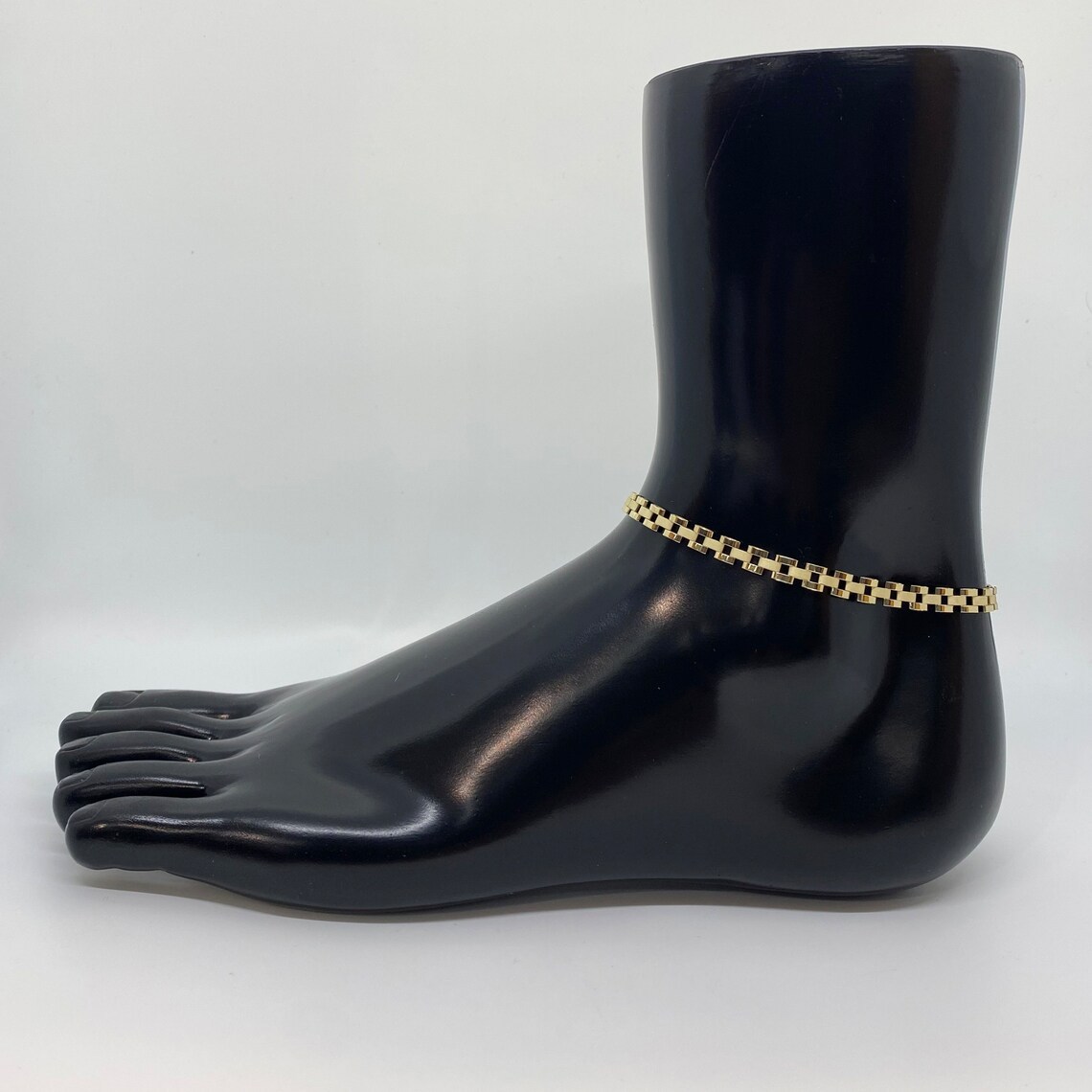 Rolex Chain Link Anklet Gold Plated Anklet