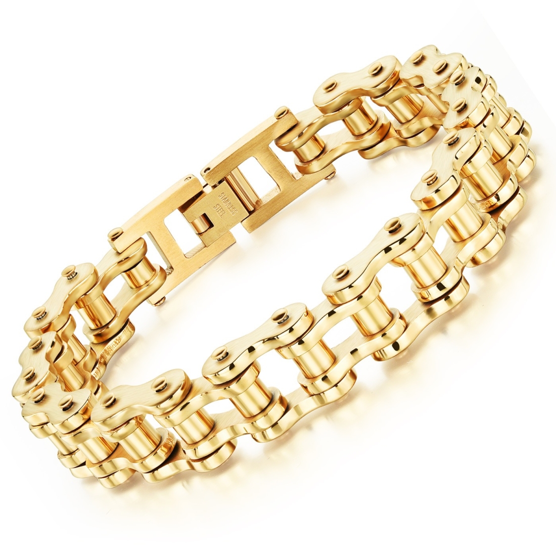 Bike Charm Bicycle Chain Mens Bracelets