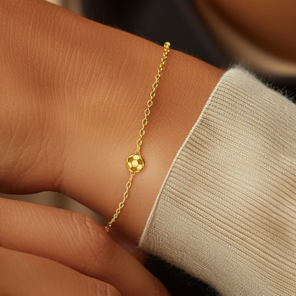 Dainty Soccer Bracelet Sports Bracelet
