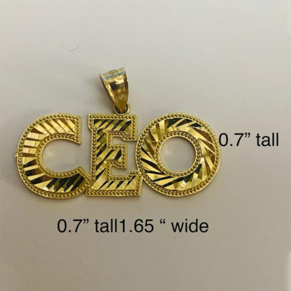 Gold Plated Letter Necklace Twist Chain Custom Letter Necklace
