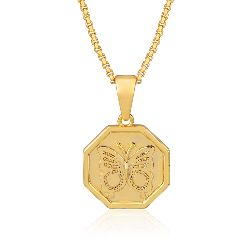 Butterfly Necklace Dainty Gold Plated Necklace