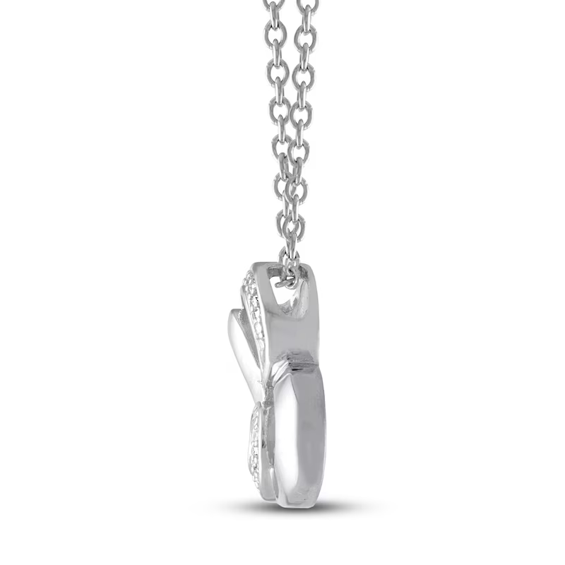 Heart Necklace with Diamonds Love Necklace
