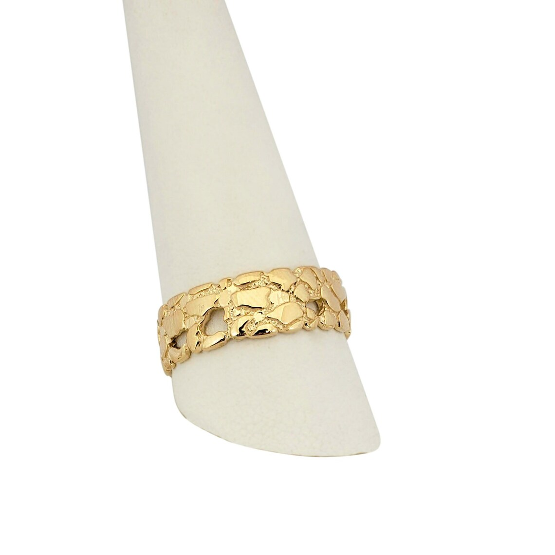 Gold Plated Yellow Classic Nugget Ring