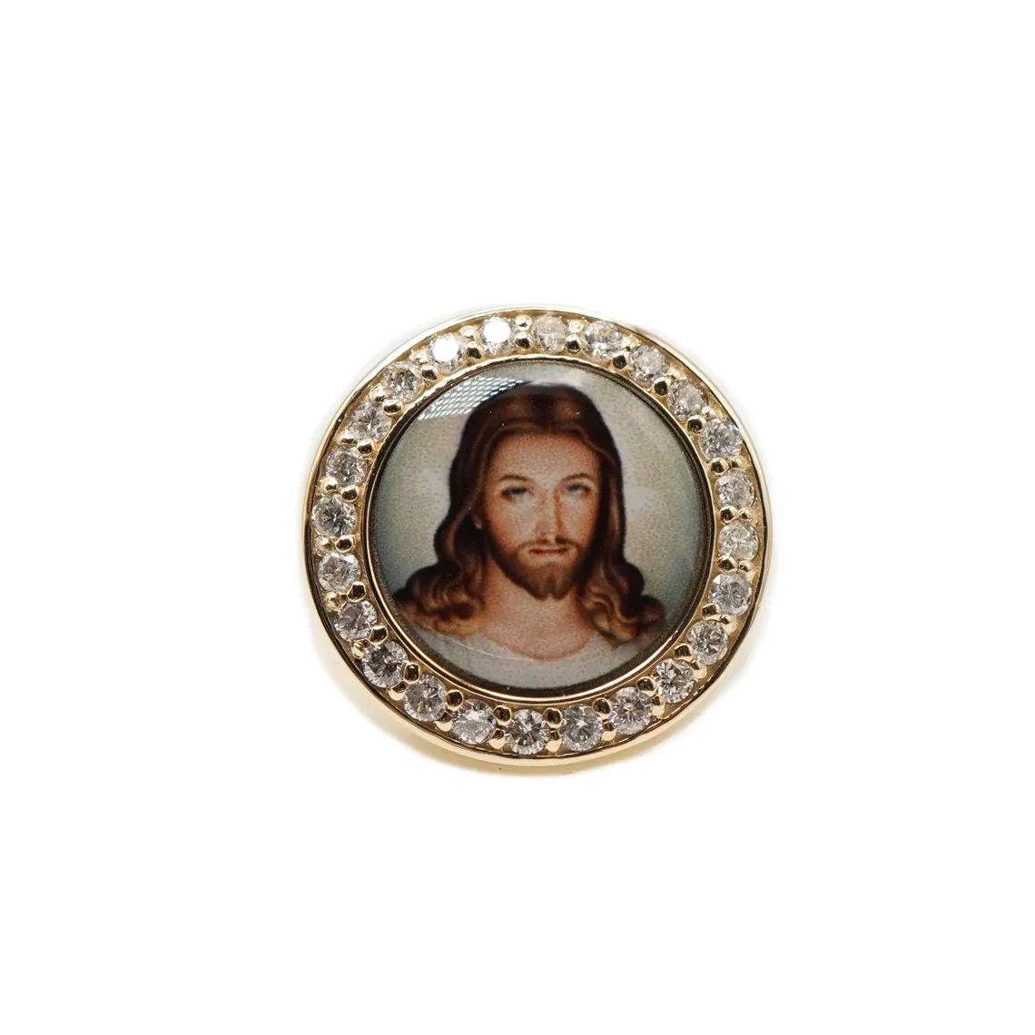 Round Ring with Picture Inside Gold Plated Personalized Custom Photo Ring
