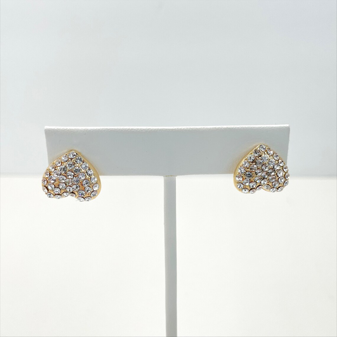 Cubic Zirconia Double Hearts with XoXo Chain Necklace Bracelet Ring Earrings Set