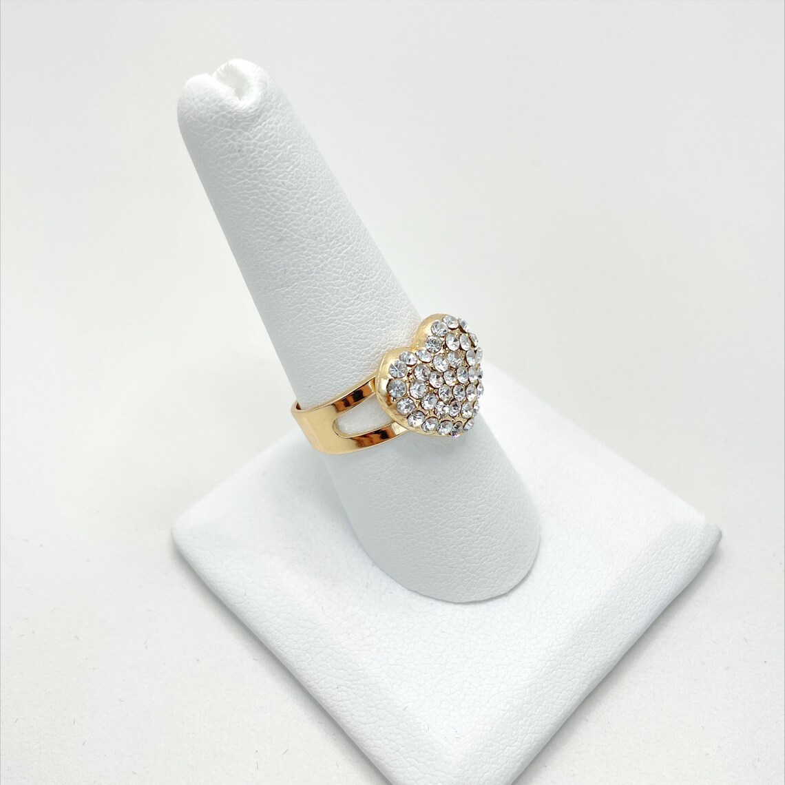 Cubic Zirconia Double Hearts with XoXo Chain Necklace Bracelet Ring Earrings Set