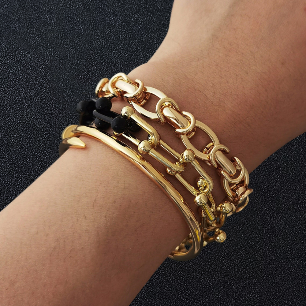 Chunky Gold Plated Bracelet