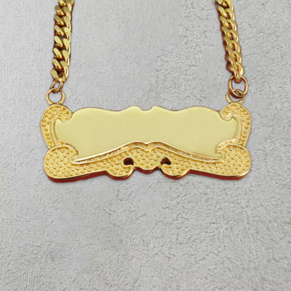 Custom Name Necklace Personalized Gold Plated Necklace
