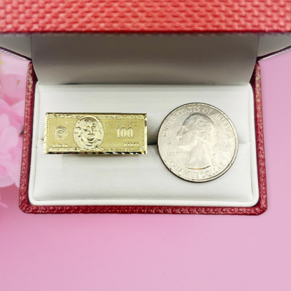 Hundred Benjamin Dollar Bill Money Ring Engraved Ring