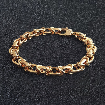Chunky Gold Plated Bracelet