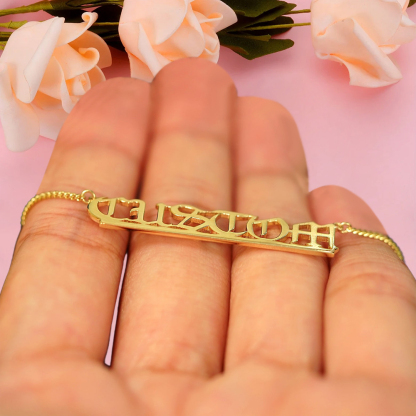 Old English Name Necklaces