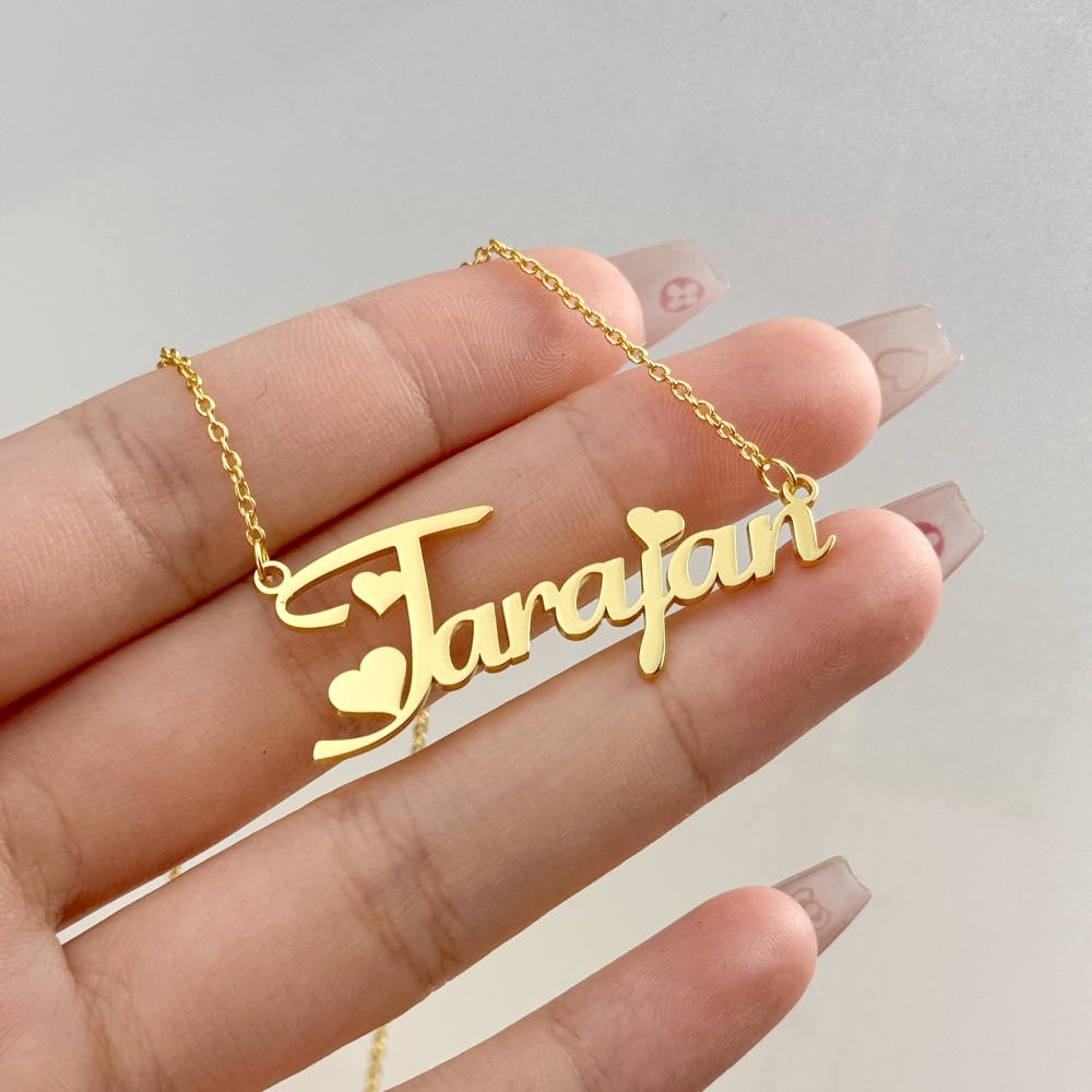 Peronalized Kids Jewelry Set Name Necklace Bracelet And Mini Earrings