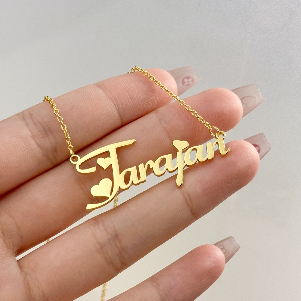 Peronalized Kids Jewelry Set Name Necklace Bracelet And Mini Earrings