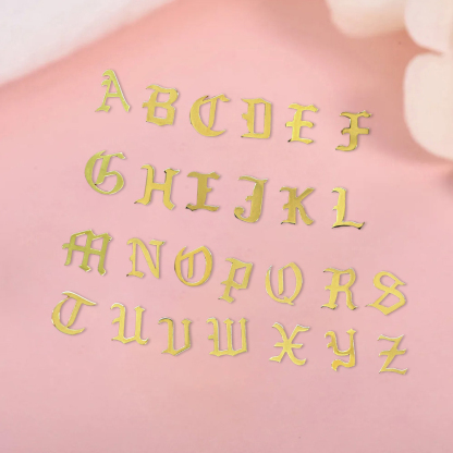 Old English Name Necklaces