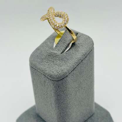 Cz Infinity Nugget Ring