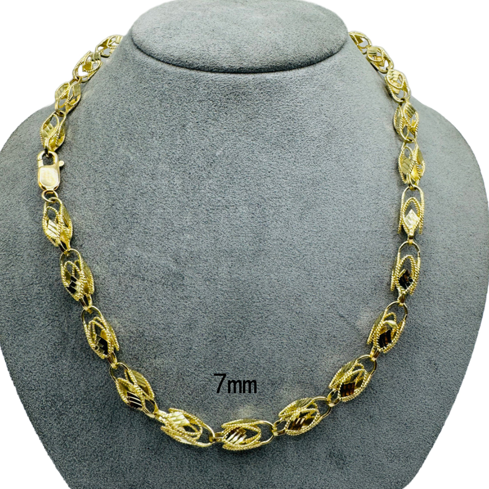 Turkish Link Chain Gold Plated Necklace
