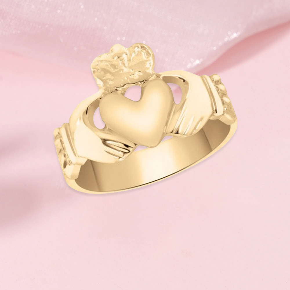 Claddagh Ring Personalized Engraved Ring