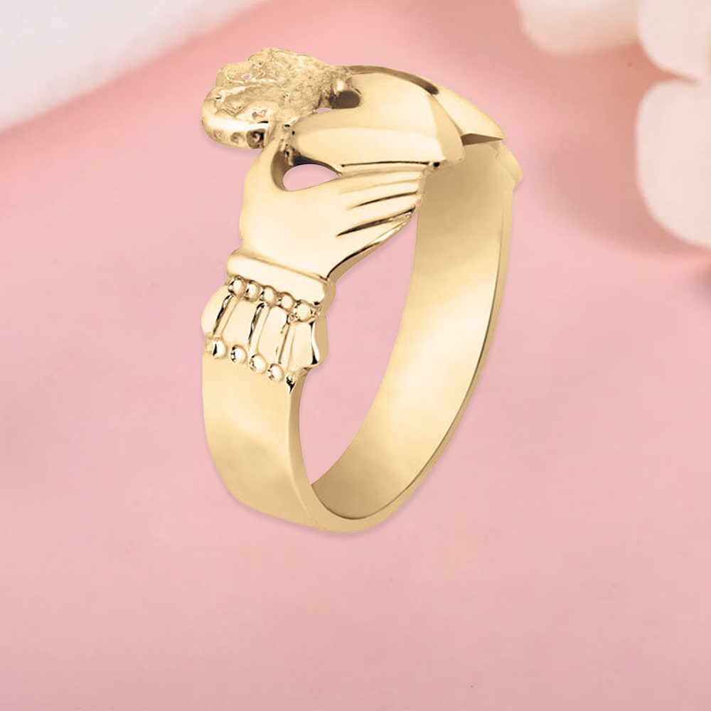 Claddagh Ring Personalized Engraved Ring