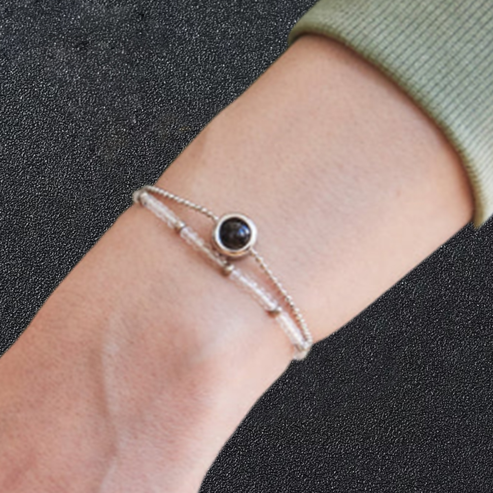 Personalized Crystal Photo Projection Bracelet