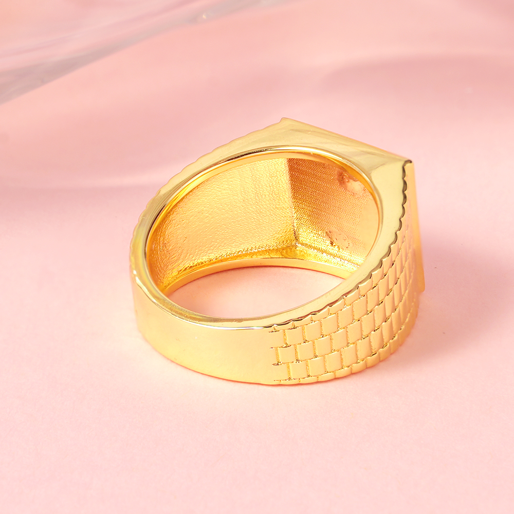 Dollar Sign Money Ring Rx Watch Band Style Zirconia Ring